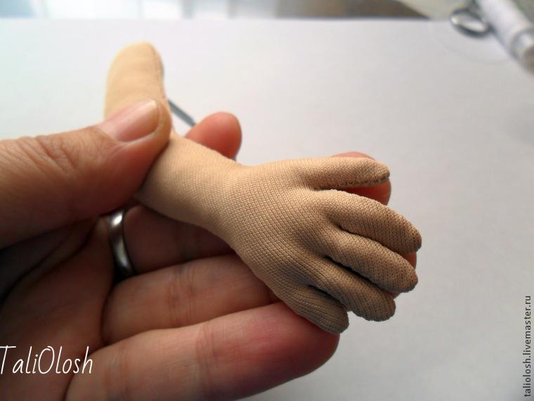 Создание армированной ручки для куклы. Часть 4, фото № 43
