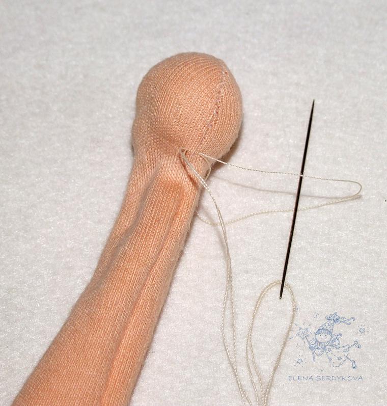 Мастерим куколку на пальчик — реализуем лоскутки, фото № 25