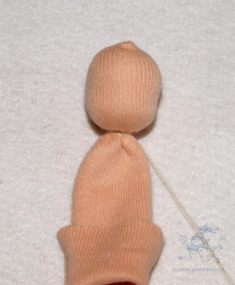 Мастерим куколку на пальчик — реализуем лоскутки, фото № 26