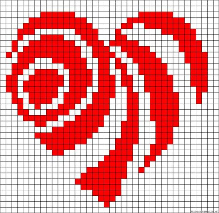 От чистого сердца: 40 простых схем вышивки сердечек крестиком, фото № 7