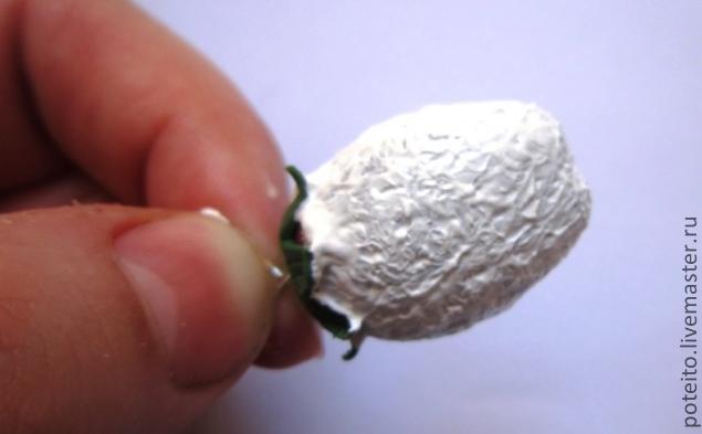 Лепим клубнику из полимерной глины, фото № 11