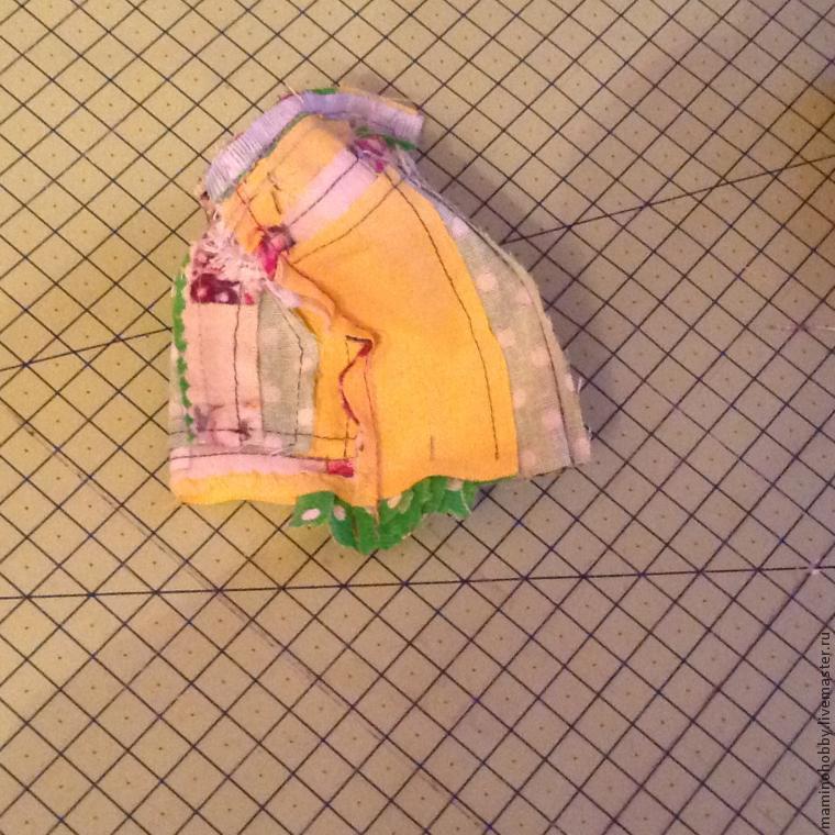 Шьем многофункциональную Курочку-пирамидку из лоскутков, фото № 10