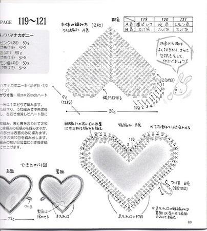 Вязанная любовь: множество идей для создания сердечек, фото № 96