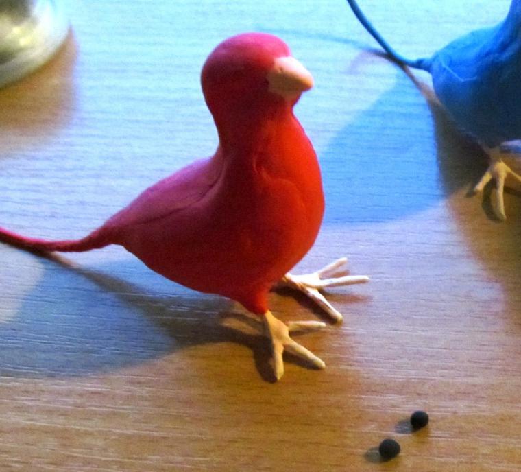 Делаем очаровательных райских птичек из бархатного пластика, фото № 20