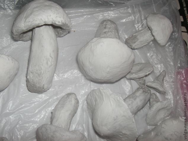 Лепим грибы в технике папье-маше, фото № 23