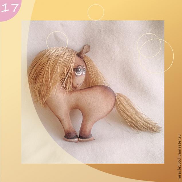 Текстильная лошадка - символ 2014 года, фото № 18