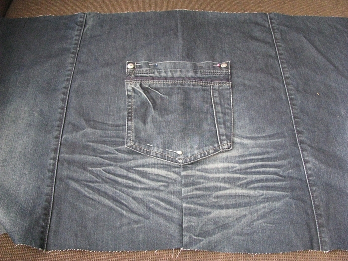 Хозяйственная сумка из джинсов, фото № 7