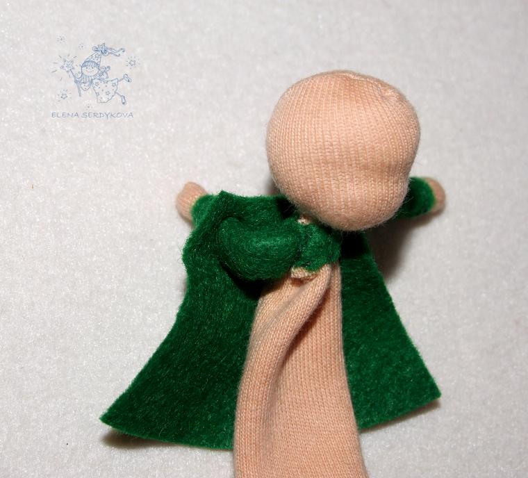 Мастерим куколку на пальчик — реализуем лоскутки, фото № 34