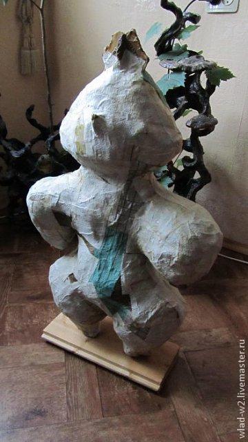Скульптура Догу из папье-маше., фото № 9
