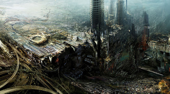 Фантастические города будущего в картинах художника Даниэля Доцу, фото № 13