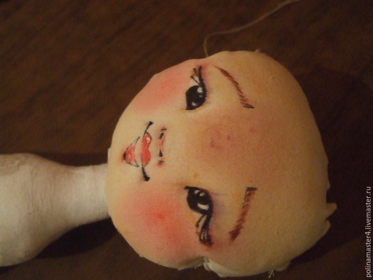 Пришиваем лицо кукле из ткани, фото № 18
