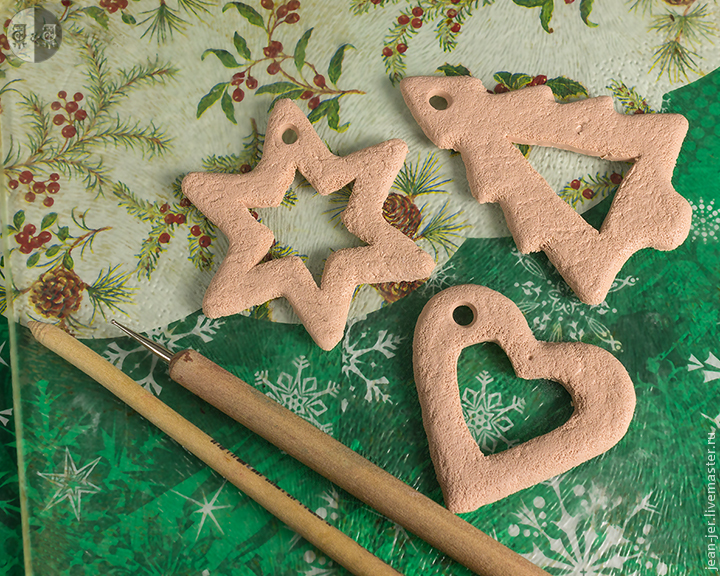 Новогодний урок лепки: печенье из полимерной глины для елки, фото № 7