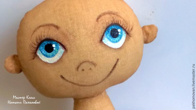 Учимся оживлять текстильную куклу: роспись лица, фото № 46