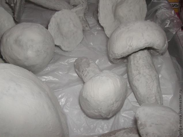 Лепим грибы в технике папье-маше, фото № 24