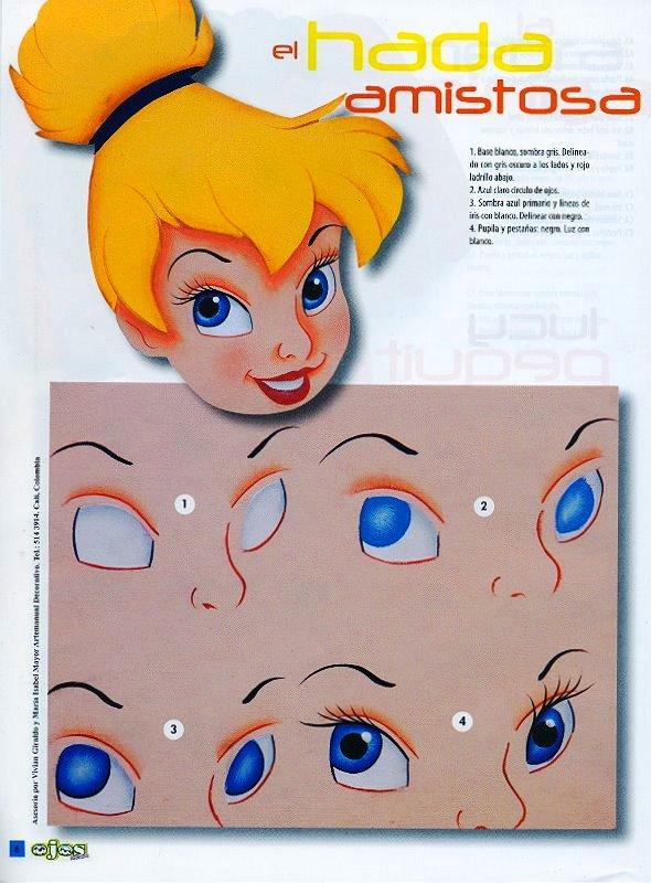 Подробные фото, как нарисовать глазки и лица куклам и зверюшкам, фото № 27