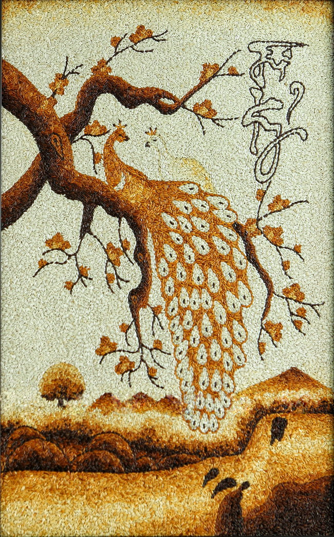 Зернышко к зернышку: замечательные мозаики из круп, фото № 36