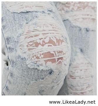 Потертые джинсы своими руками - как сделать в домашних условиях?))), фото № 8