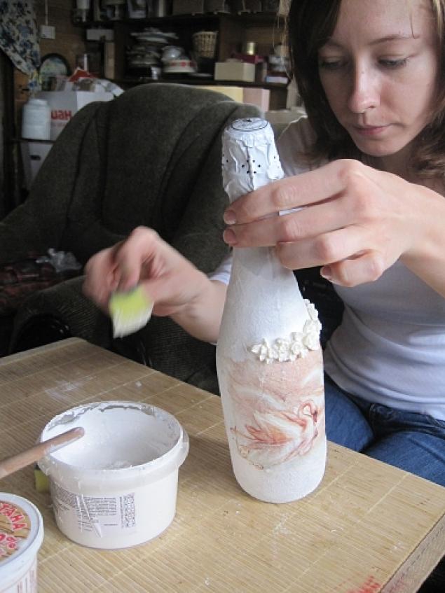 Декорируем бутылки в технике декупаж, фото № 14