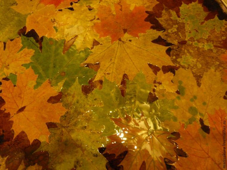 Осень не только за окном: создаем листопад на полу, фото № 6