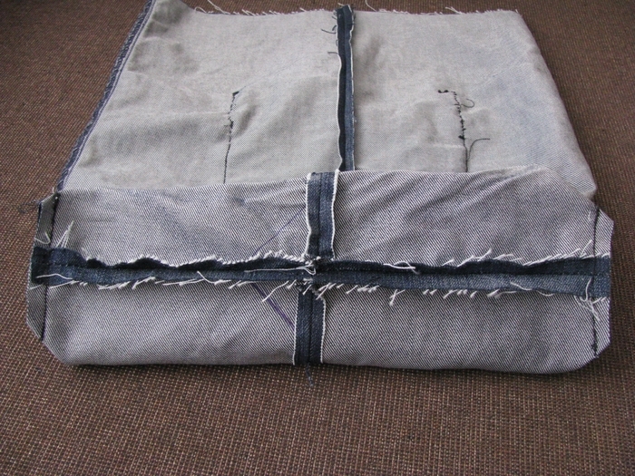 Хозяйственная сумка из джинсов, фото № 11