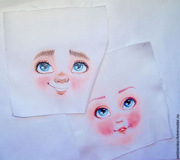Пришиваем лицо кукле из ткани, фото № 1