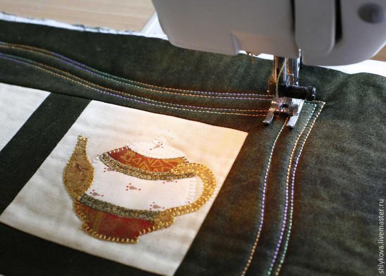Создаем оригинальную текстильную сумку в технике пэчворк, фото № 17