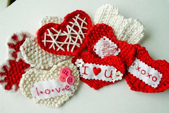 Вязанная любовь: множество идей для создания сердечек, фото № 10