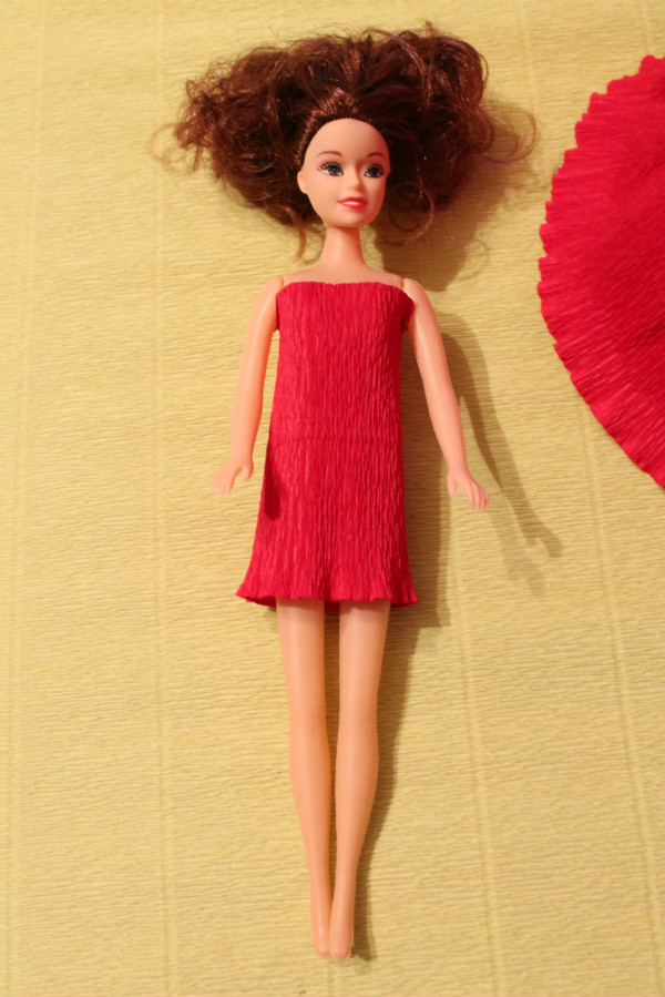 Мастер-класс: делаем платье с конфетами для куклы, фото № 16