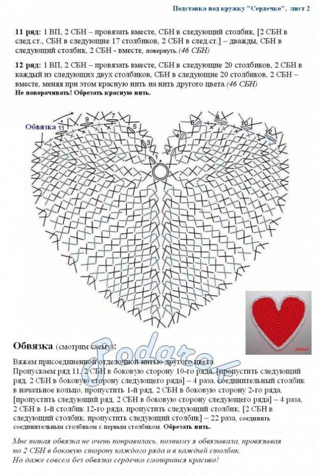 Вязанная любовь: множество идей для создания сердечек, фото № 73