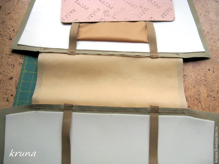Изготовление сумки с фермуаром, который крепится с помощью стопорных винтов или шурупов. Часть 2, фото № 4