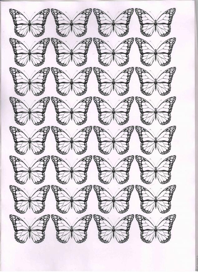 Как сделать винтажных бабочек из бумаги, фото № 3