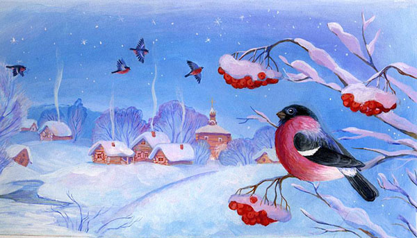 Снегири на старых новогодних открытках: неисчерпаемый источник вдохновения, фото № 19