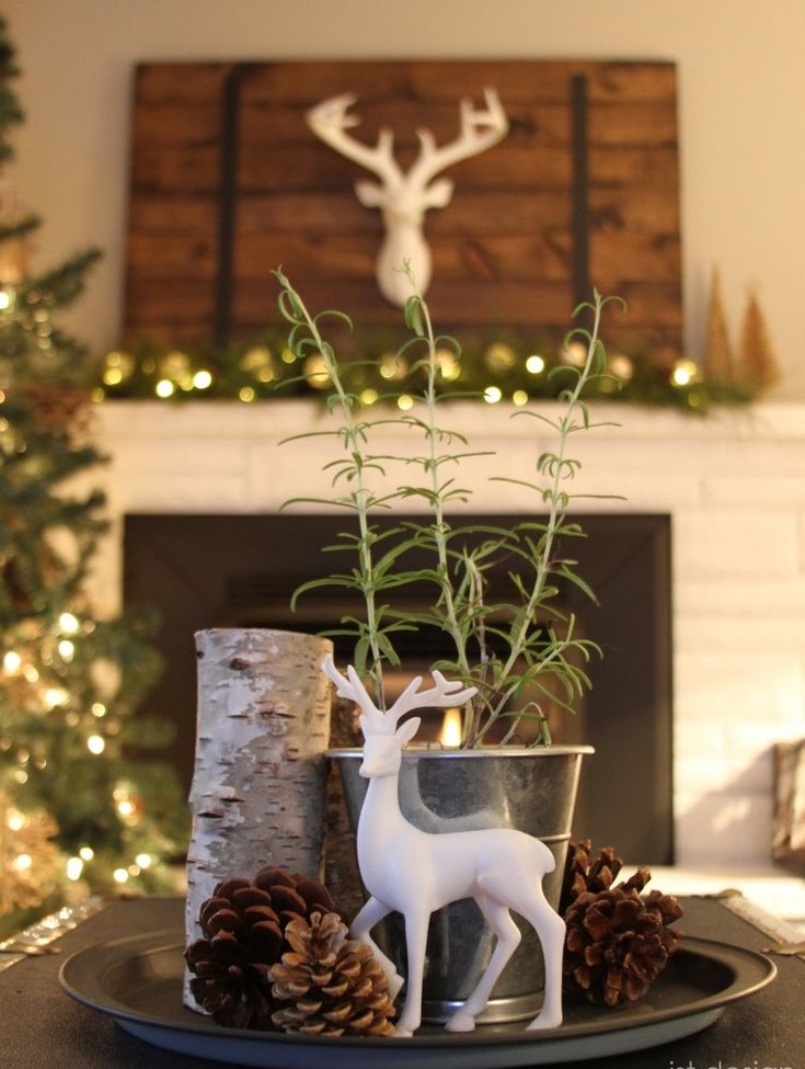 Благородные рождественские олени: 25 идей новогоднего декора, фото № 23