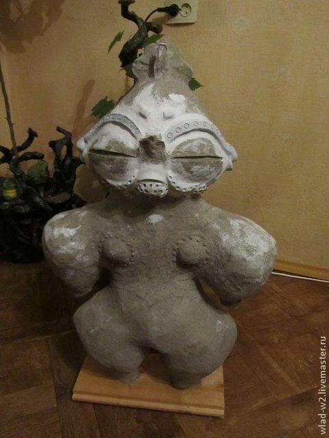 Скульптура Догу из папье-маше., фото № 11