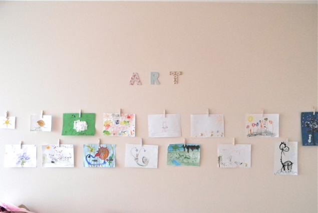Буквы в интерьере детской комнате, фото № 16