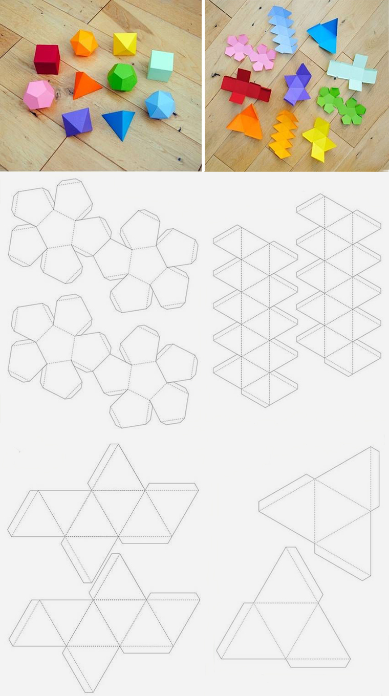 Геометрия декора: идеи и схемы для создания интерьерных украшений из бумаги, фото № 12