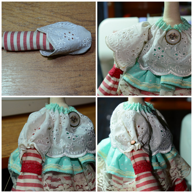 Создаем текстильную куколку Софи. Часть 3: шьем одежду, фото № 23
