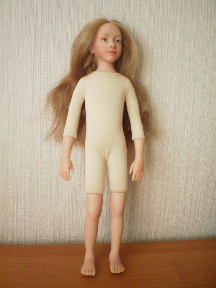 Рассмотрим основные этапы создания куклы из полимерной глины, фото № 17