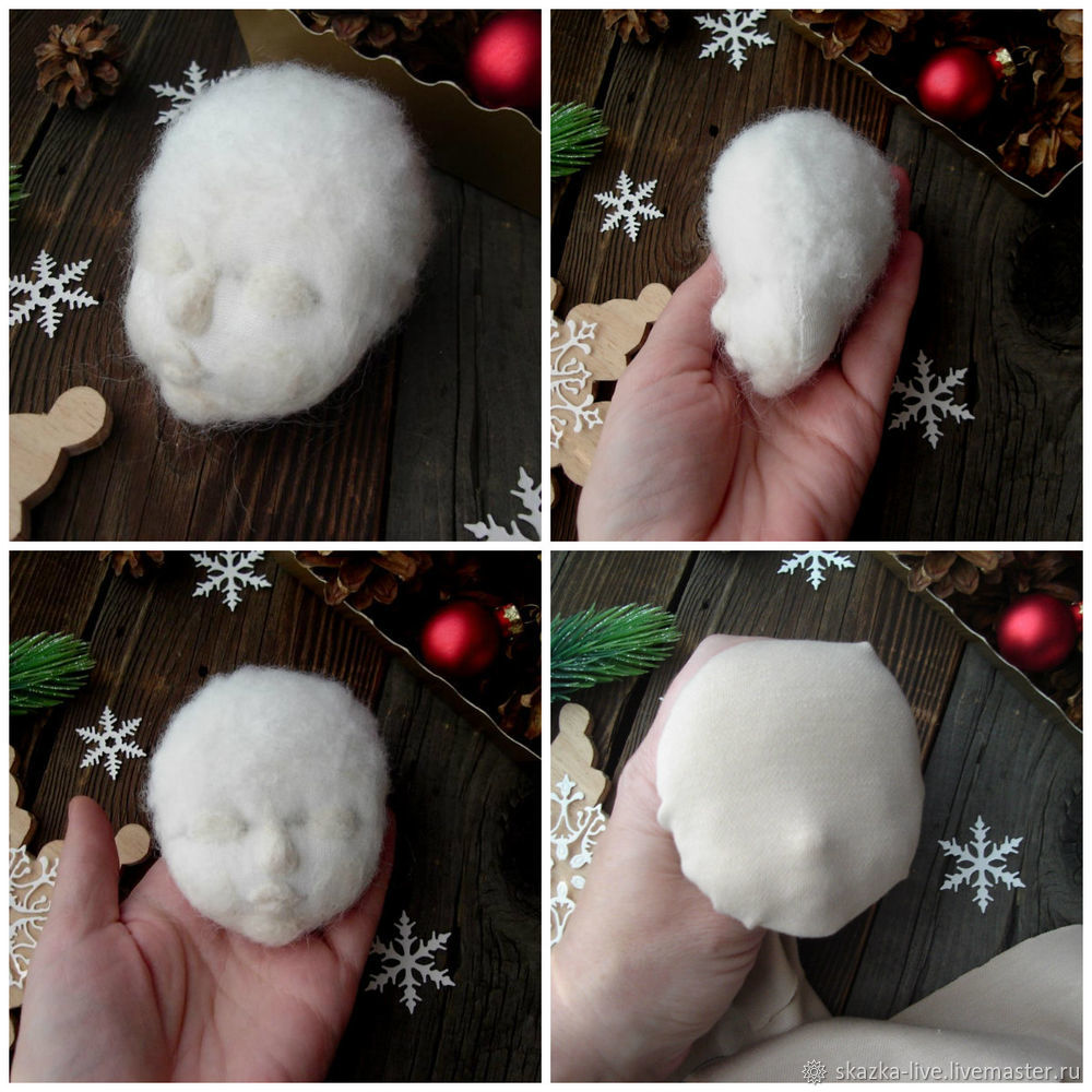 Создаем текстильную куклу «Юкико — ребенок снега», фото № 11