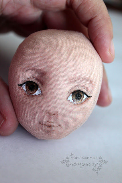Создаем лицо текстильной кукле, фото № 17