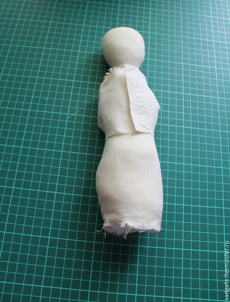 Шьем простую текстильную куколку своими руками, фото № 13