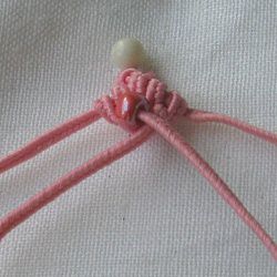 10 плетёных цепочек с бисером в технике макраме, фото № 21
