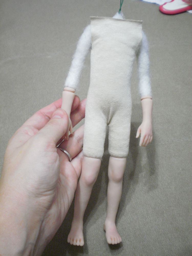 Рассмотрим основные этапы создания куклы из полимерной глины, фото № 16