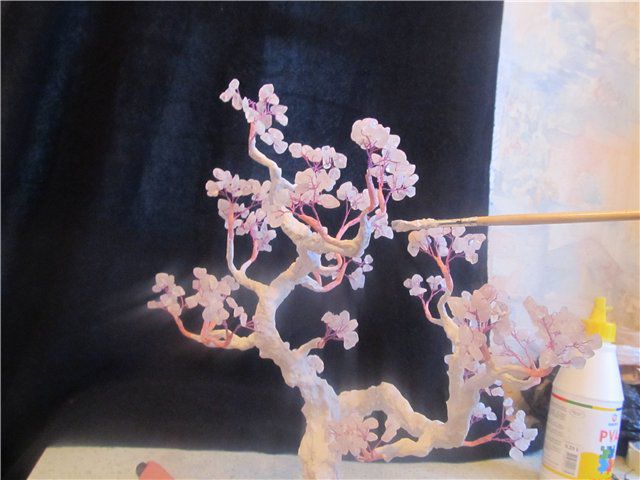 Мастер-класс по созданию стволов для деревьев «бонсай» из бисера или каменной крошки, фото № 9
