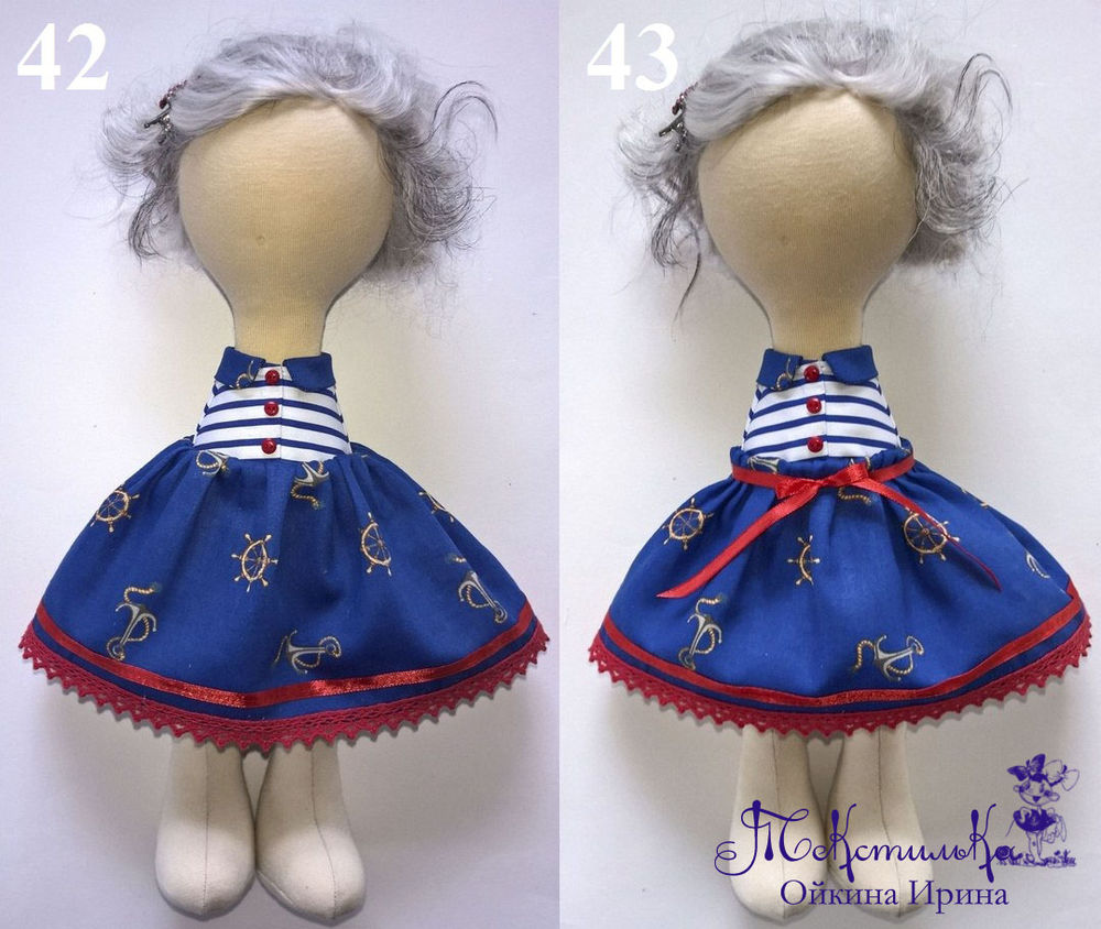 Шьем комплект одежды для куклы-большеножки. Часть 2, фото № 17