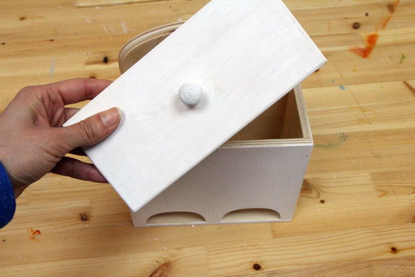 Создаем коробочку для кухни «Нежная чайница» с дымчатым фоном в технике декупаж, фото № 2