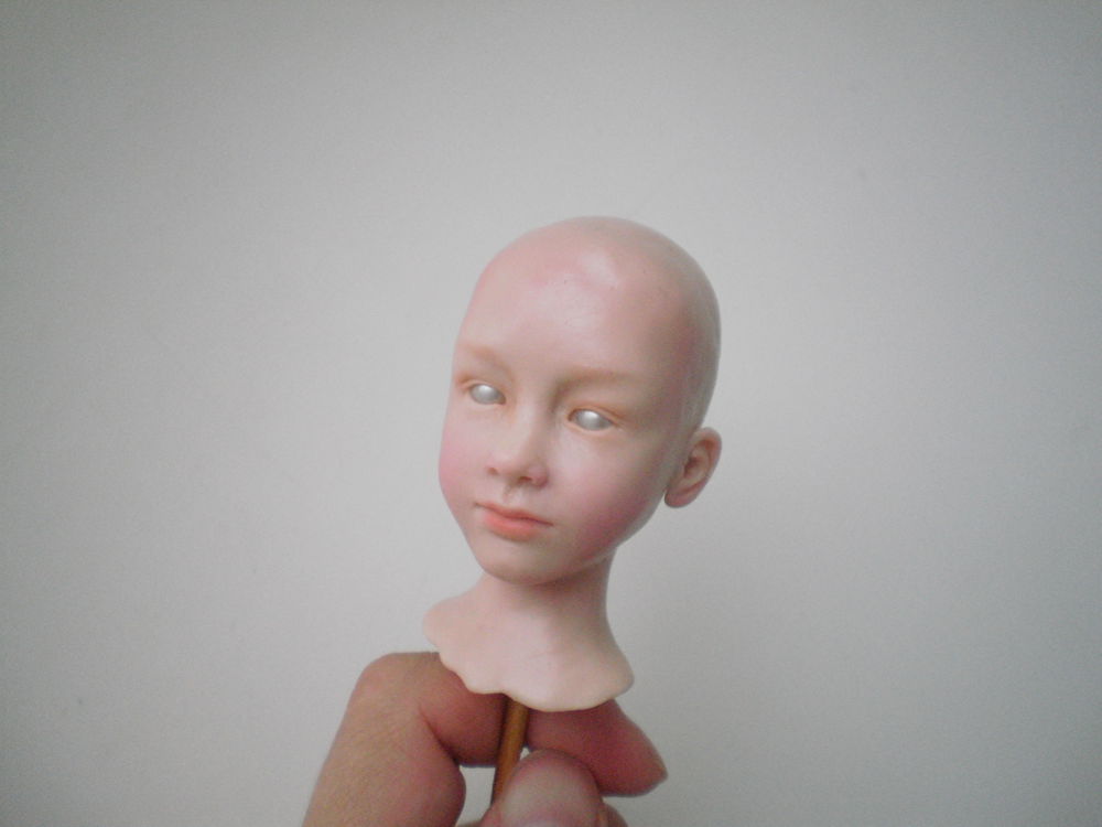 Рассмотрим основные этапы создания куклы из полимерной глины, фото № 13