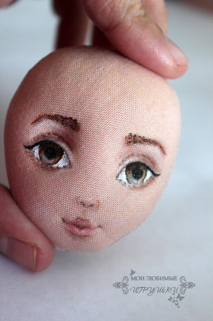 Создаем лицо текстильной кукле, фото № 20