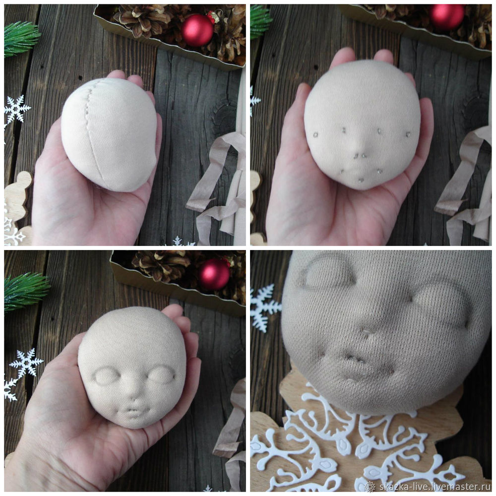 Создаем текстильную куклу «Юкико — ребенок снега», фото № 13