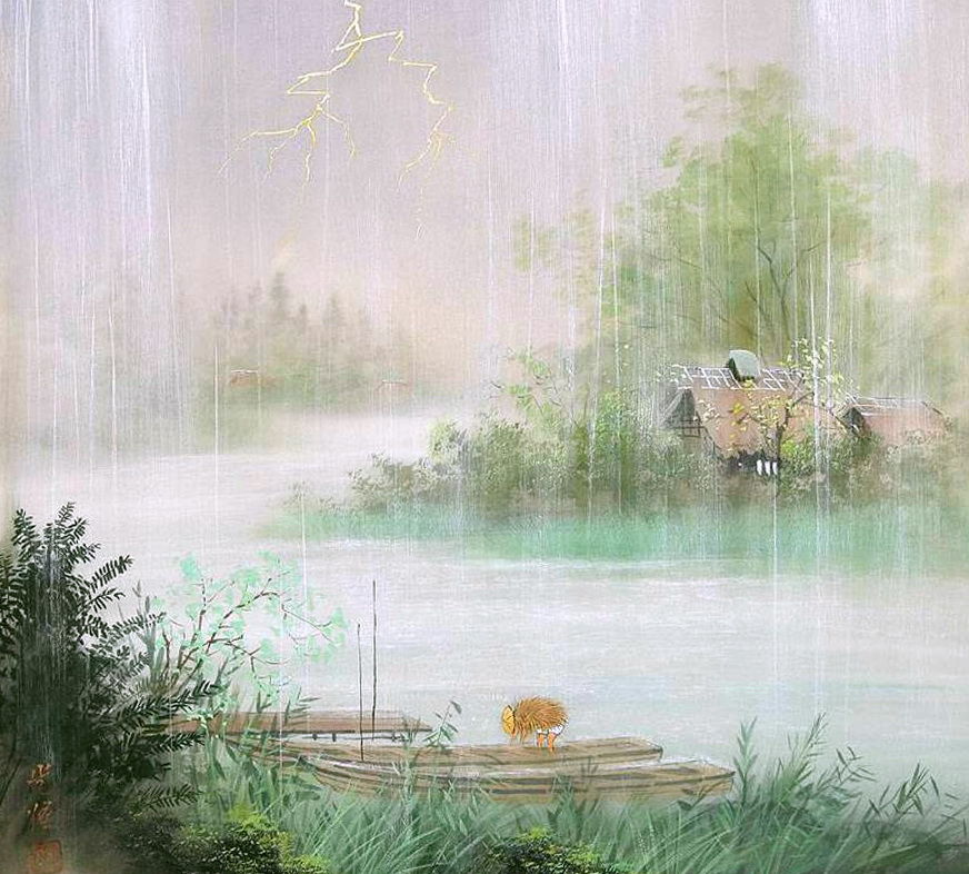 Сочинение по картине шишкина дождь в дубовом лесу